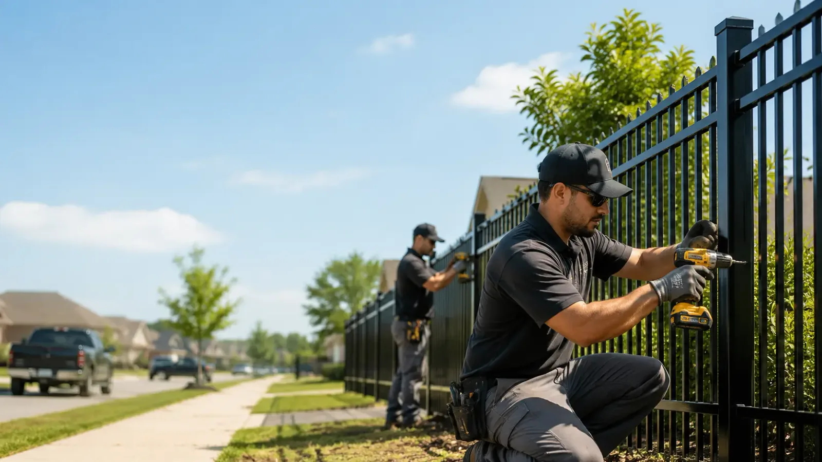 Metal Fence Installation in Husser, LA